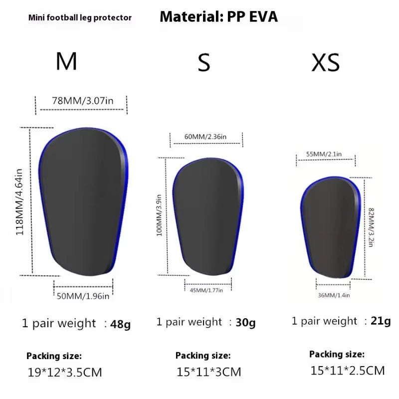 1Pair Soccer Leg Pads for Kids and Adults Mini Training Shin Pads for Soccer Training Equipment Shin Pads for Feet Shin Guard